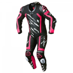 RST Pro Series Evo Airbag CE Mens Leather Suit - Pink/White